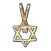Diamond Star of David Pendant