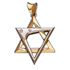 Diamond Star of David Pendant